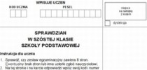 Sprawdzian sz?stoklasisty.